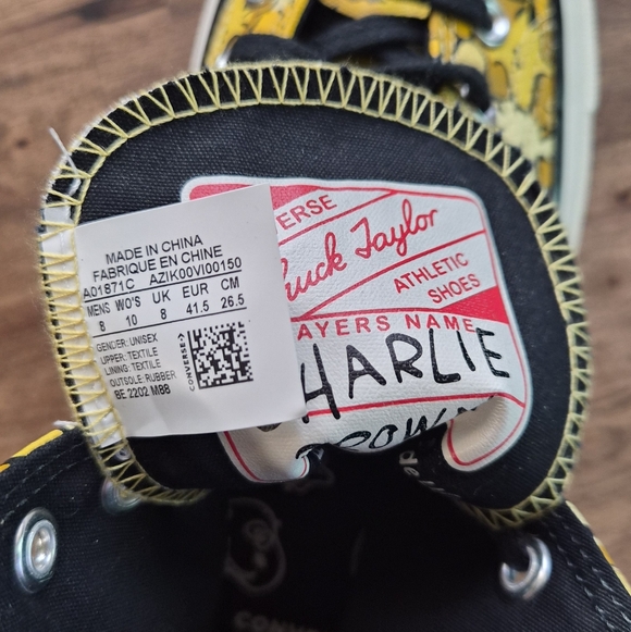 Yellow Snoopy High-Top Sneakers - Picture 12 of 14